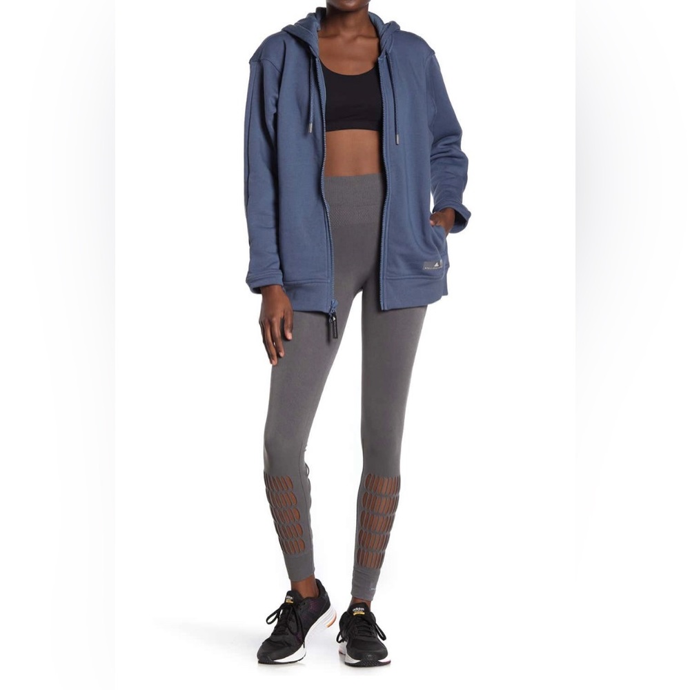 Adidas Stella McCartney Warp knit tights grey